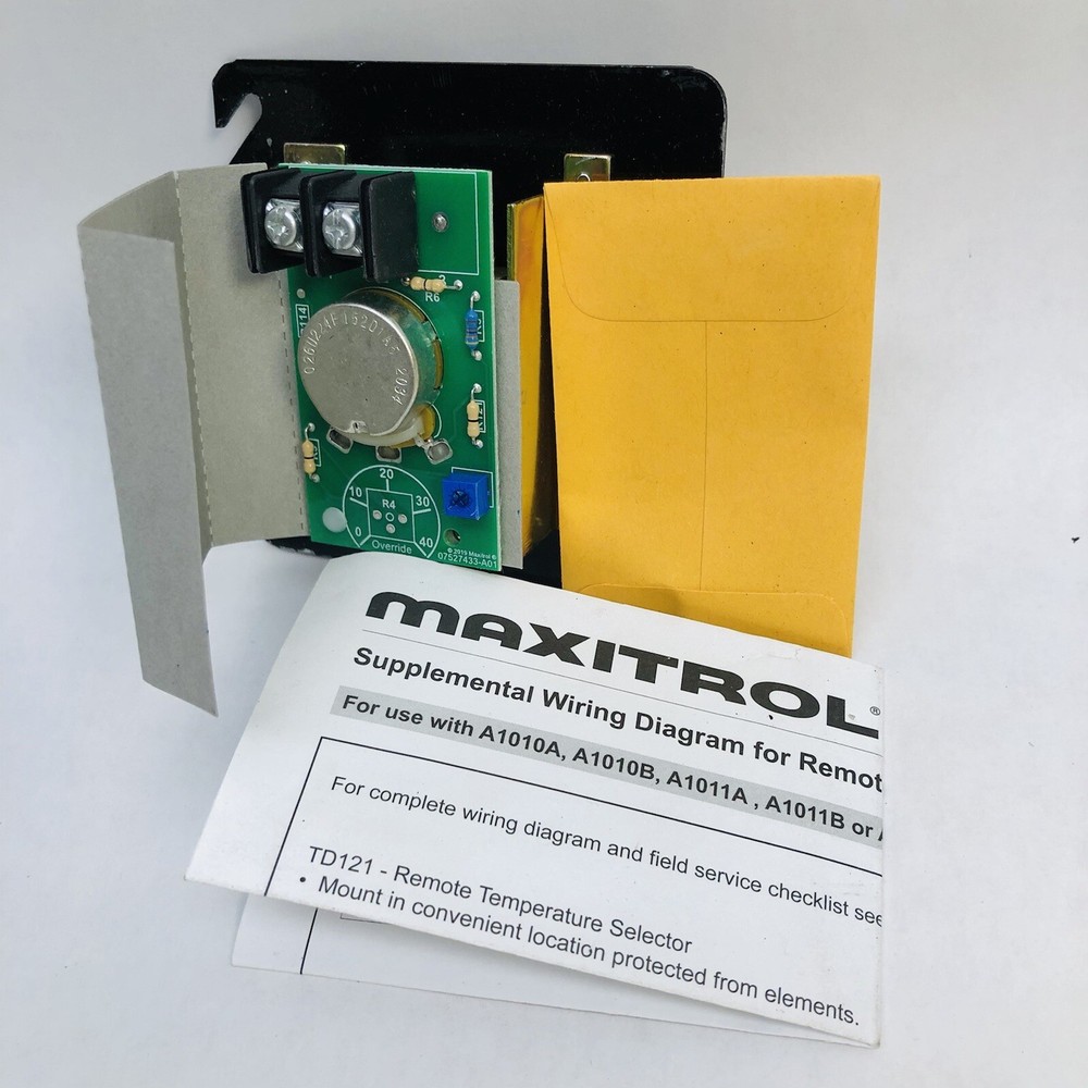 MAXITROL TD121 REMOTE TEMPERTURE SELECTOR