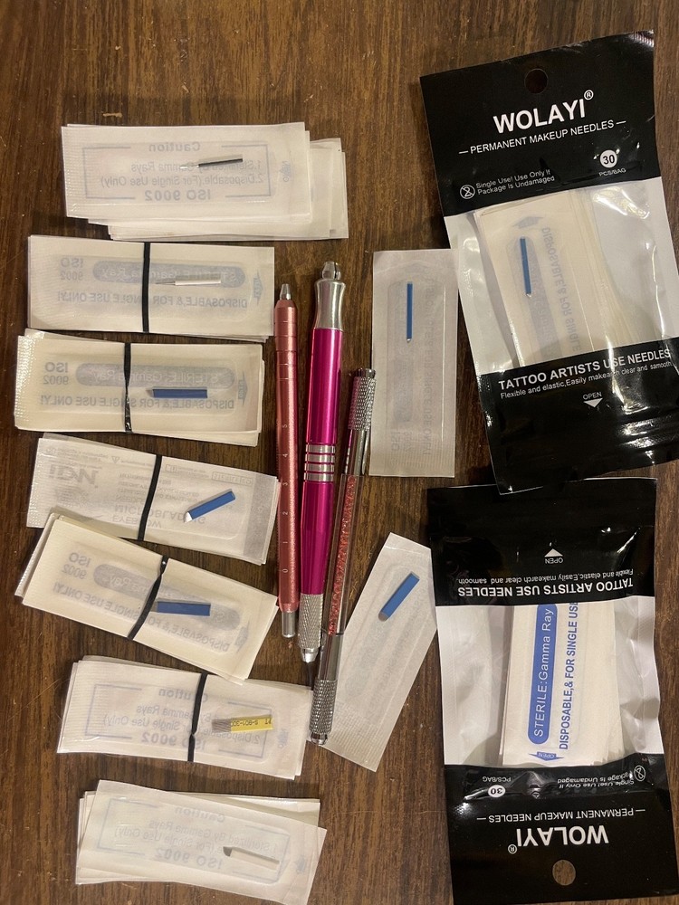 Permanent Cosmetic Tattoo/Microblading Full Supply Kit