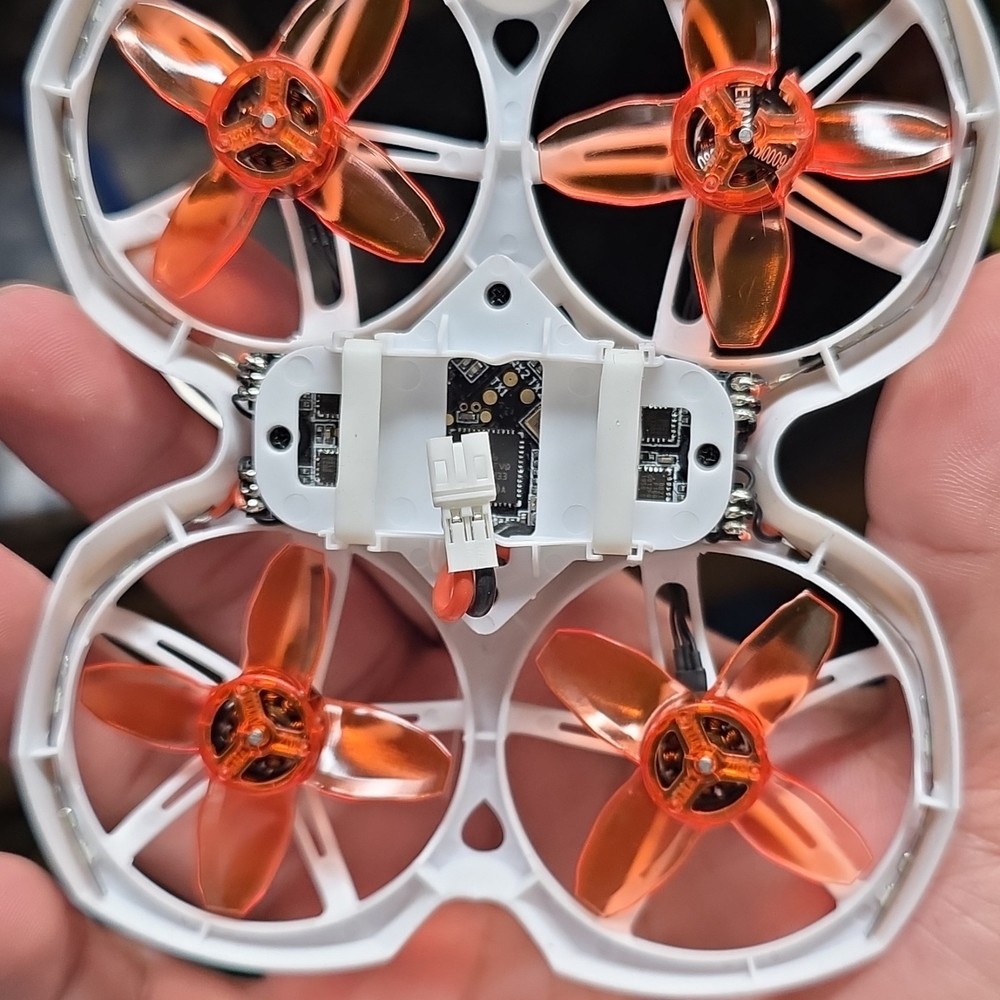 Emax Tinyhawk II FPV Quadcopter Drone with Camera White Orange