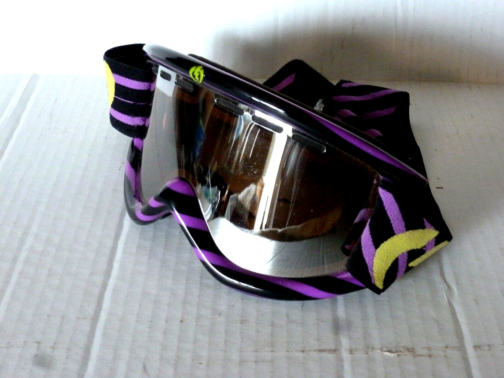 ELECTRIC EG5 Snow Goggles Amber/Silver Chrome Lens NICE!