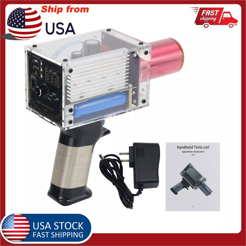 US Enhanced Version Tesla Coil Gun Magnetic Energy Generator 3rd Generation Plus