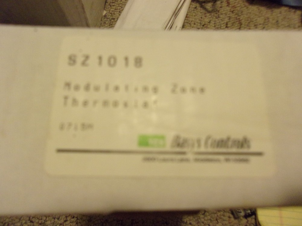 TCS BASYS SZ1018 NEW PROGRAMABLEMODULATING ZONE THERMOSTAT