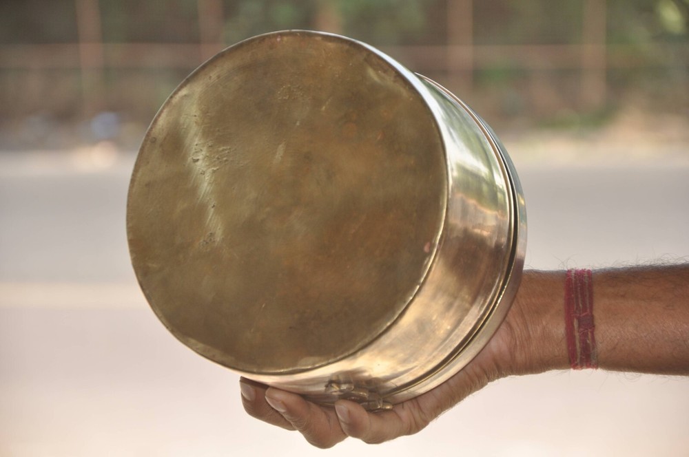 Vintage Brass Solid Handcrafted Fine Quality Bread / Chapati Box
