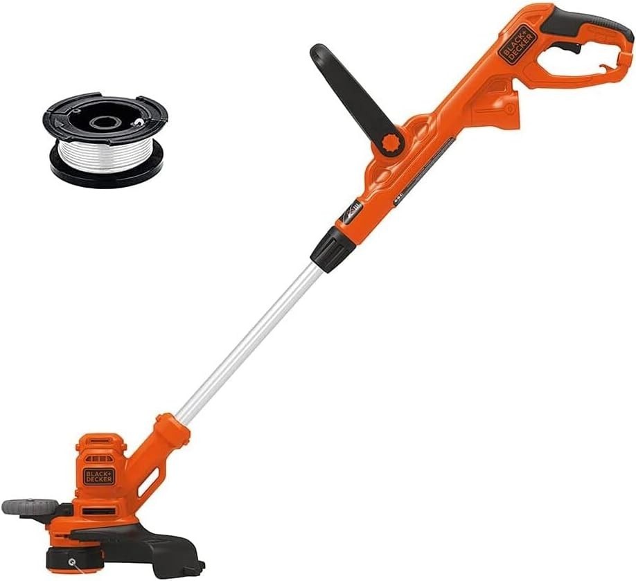 BLACK+DECKER Weed Wacker with Auto Feed,14-Inch 2 in 1 String Trimmer Lawn Edger