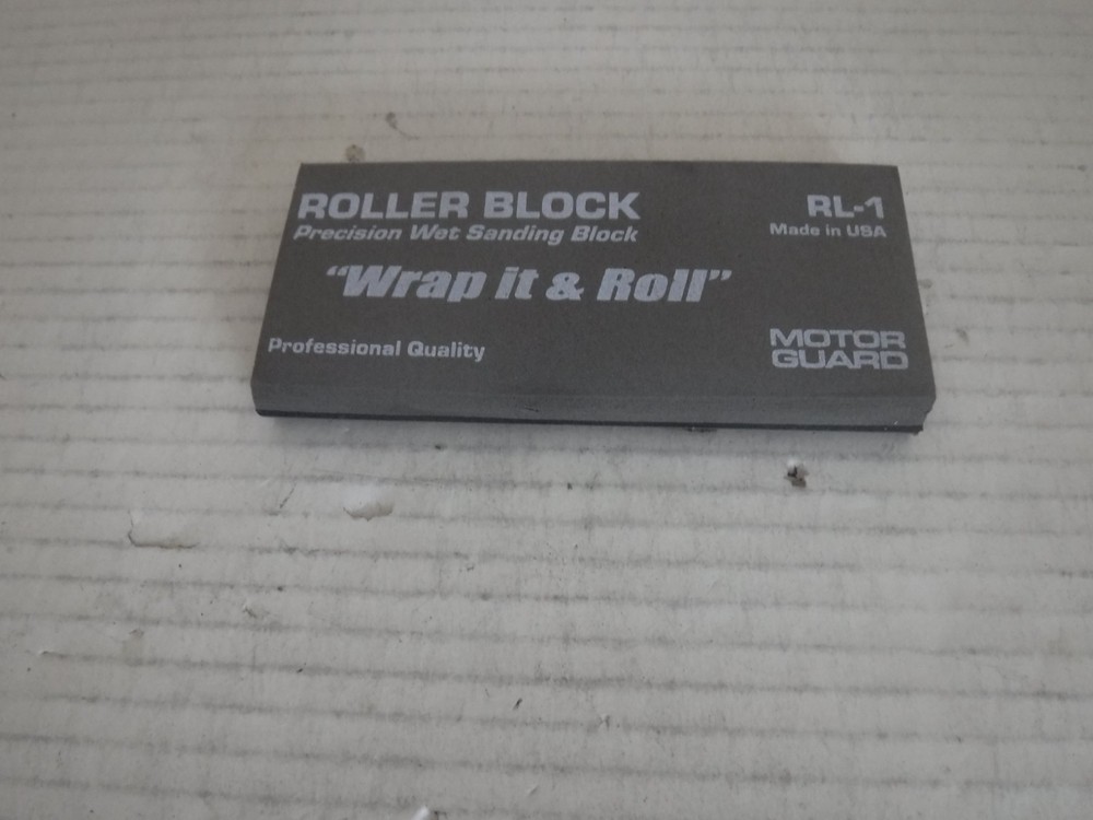 - Roller-Block Precision Wet Sanding Block (RL-1), One Size