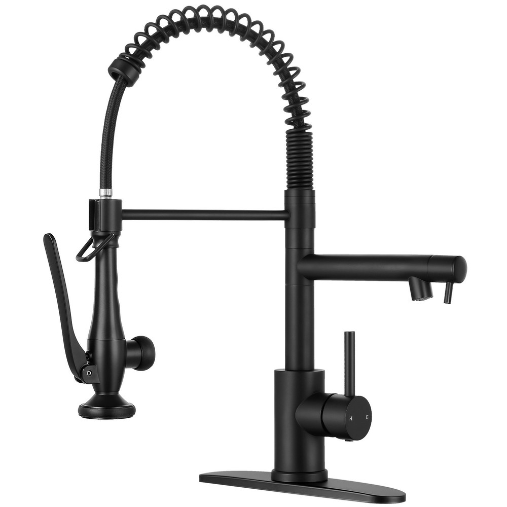 Pull Down Kitchen Faucet with Double-Headed Sprayer