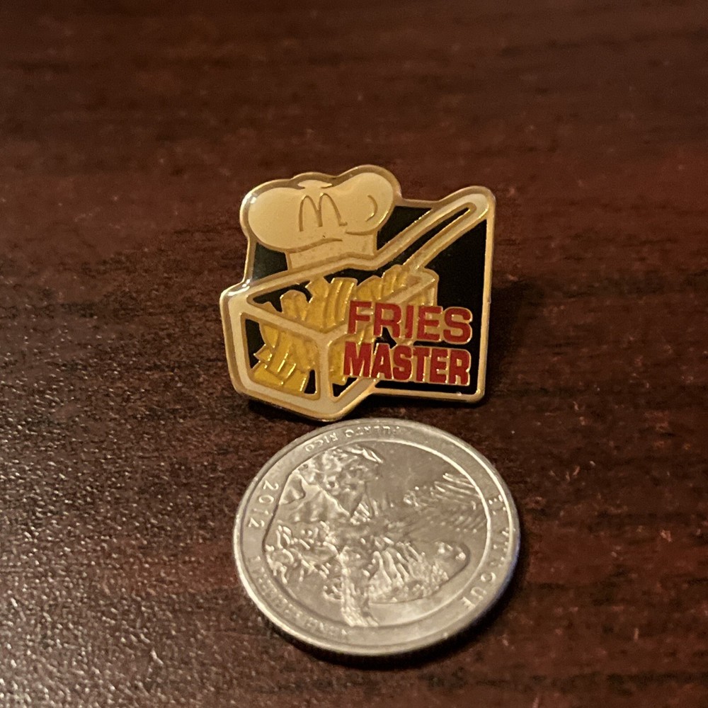 McDonald’s Fries Master Employee Lapel Hat Pin