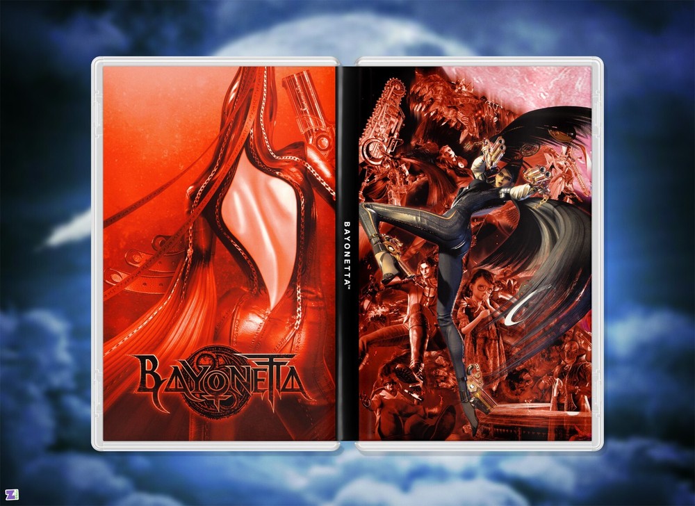 Bayonetta REVERSIBLE COVER ART: Replacement Insert / Case for Nintendo Switch