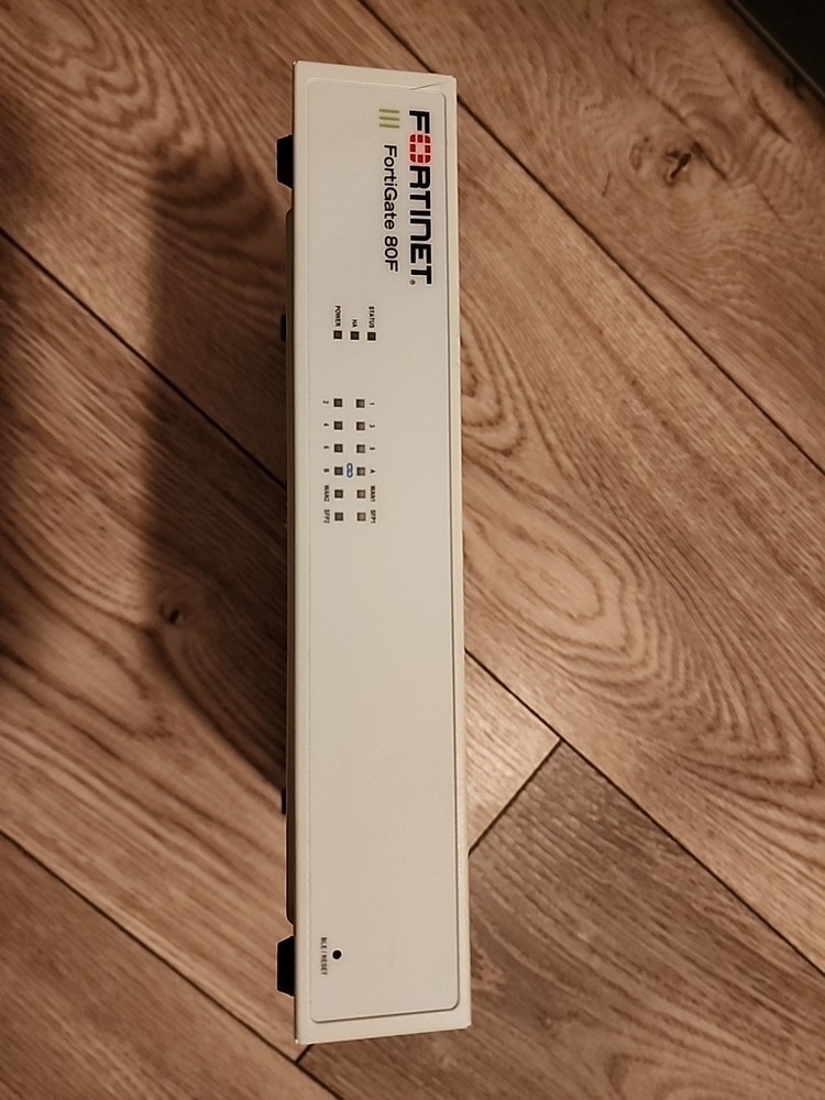 Fortinet FortiGate 80F FG-80F Security Firewall No Power Adapter