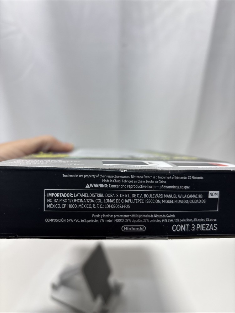Nintendo Switch Case Splatoon 3 Edition New In Box Missing Screen Protector