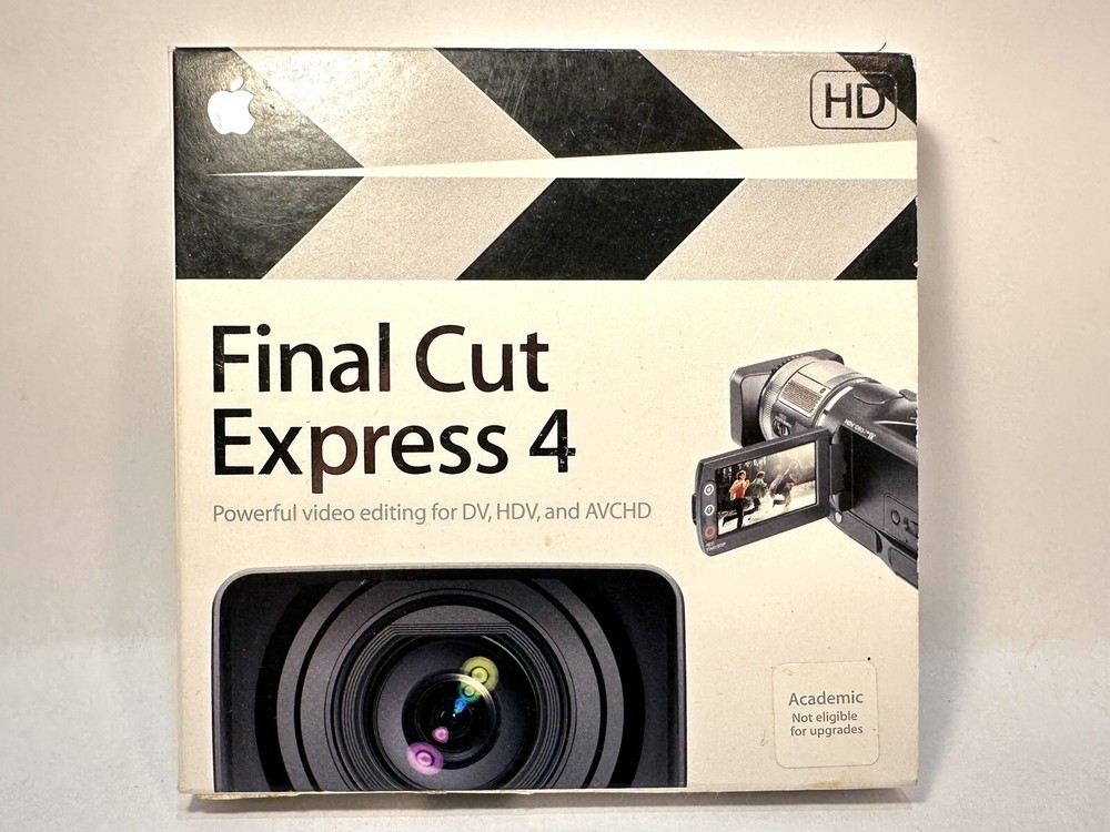 Apple Software Final Cut Express 4 Retail Version MB278Z/A with Original Box