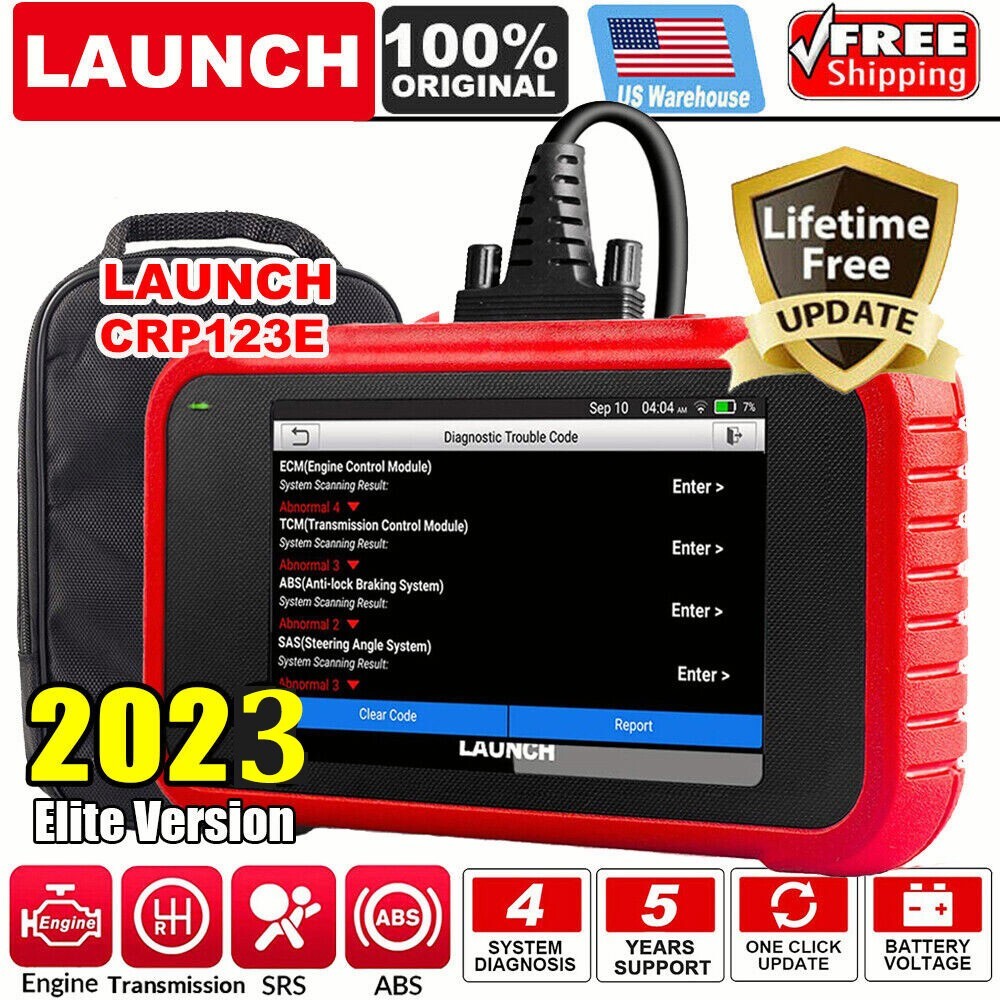 LAUNCH CRP123E Car OBD2 Scanner Code Reader Check Engine ABS SRS Diagnostic Tool