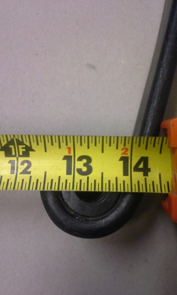 Slipper Spring, open end, Reverse hook, 26.5 3 leaf, 1750# 1.75 wide