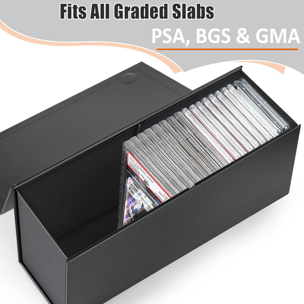 PSA Graded Card Storage Box, PSA Graded Card Storage Holder Container Slabs Box