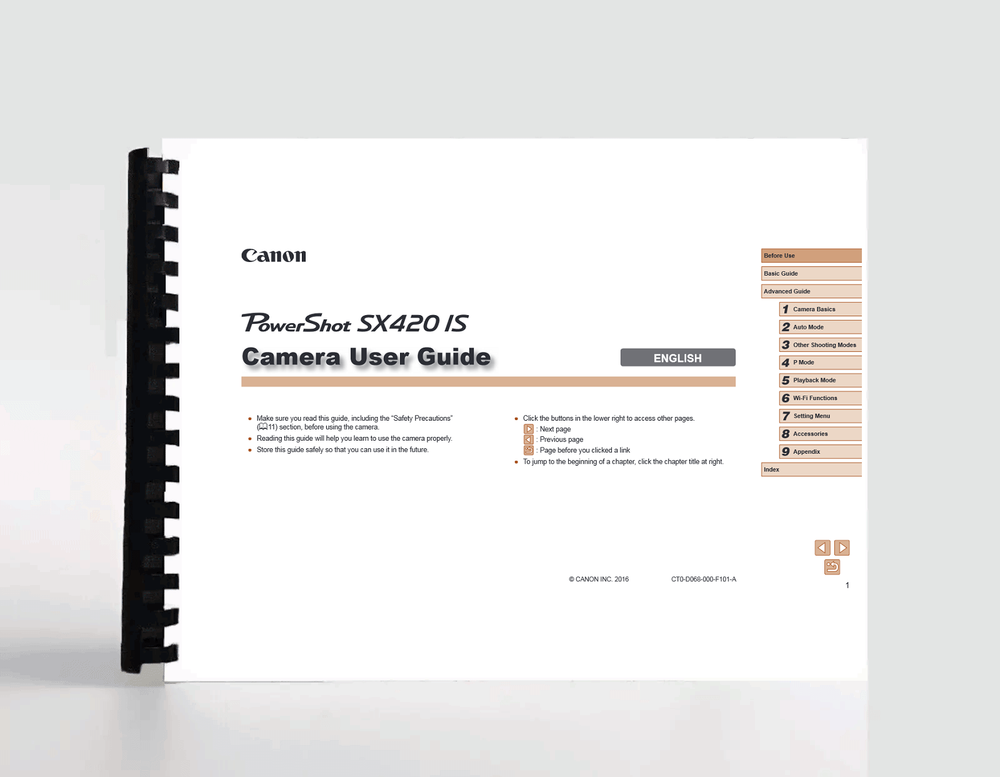Canon PowerShot SX420 IS Instruction Manual