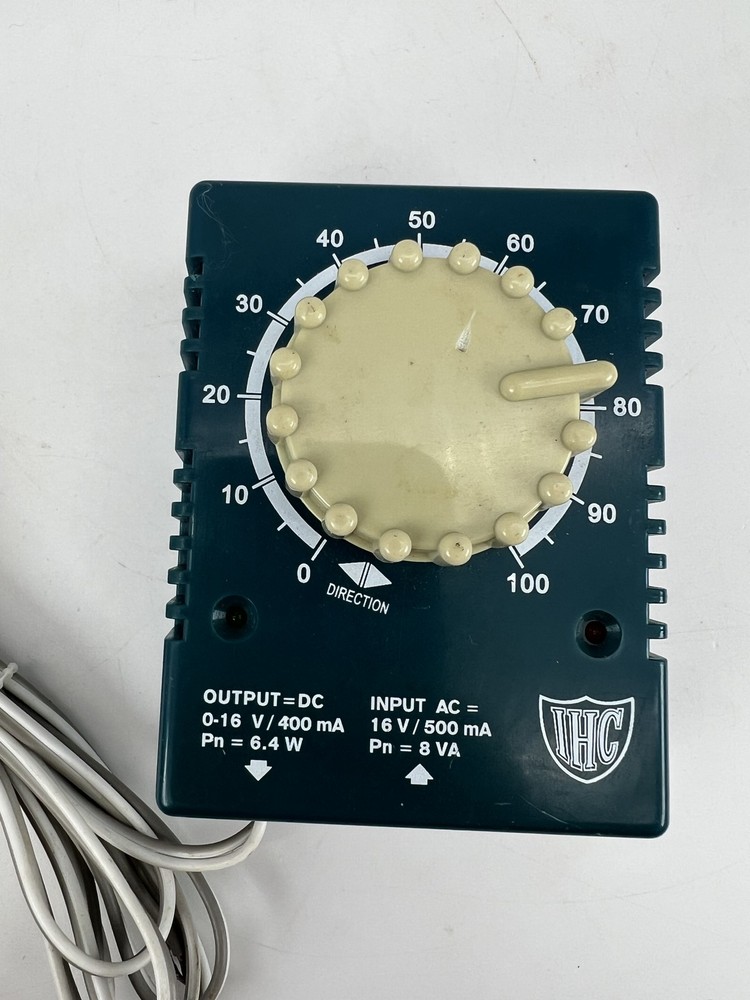 IHC HO/N Scale Transformer Controller 16V Wiring Cut Untested