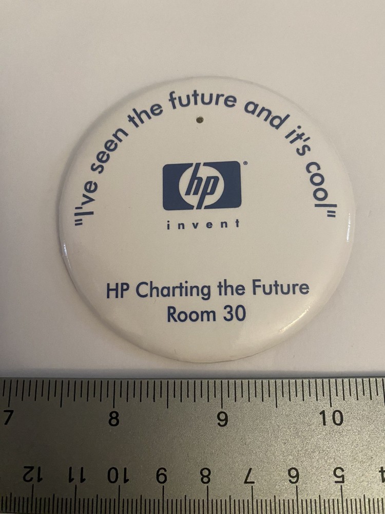 HP Charting The Future Pin Back Button P189