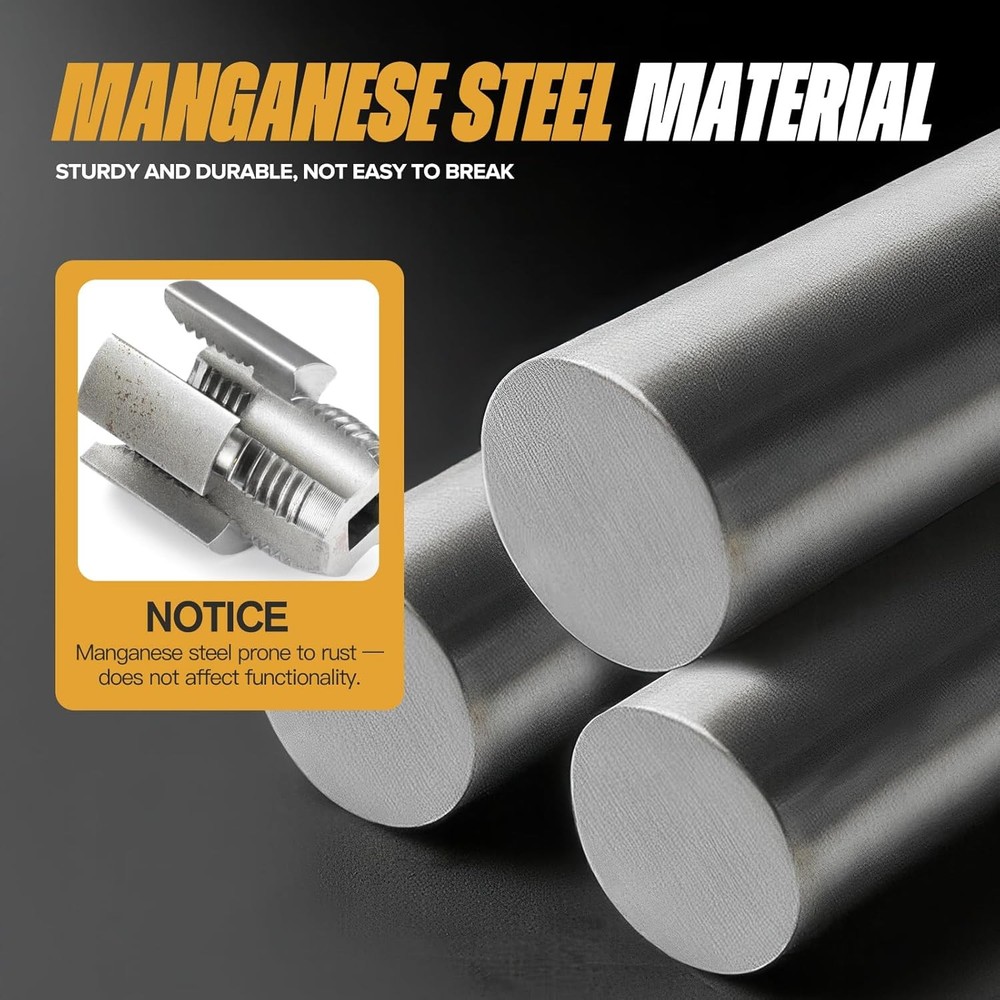 2PCS Pipe Thread Cutting Tool, Electric Drill Compatible Pvc Pipe Threader Kit