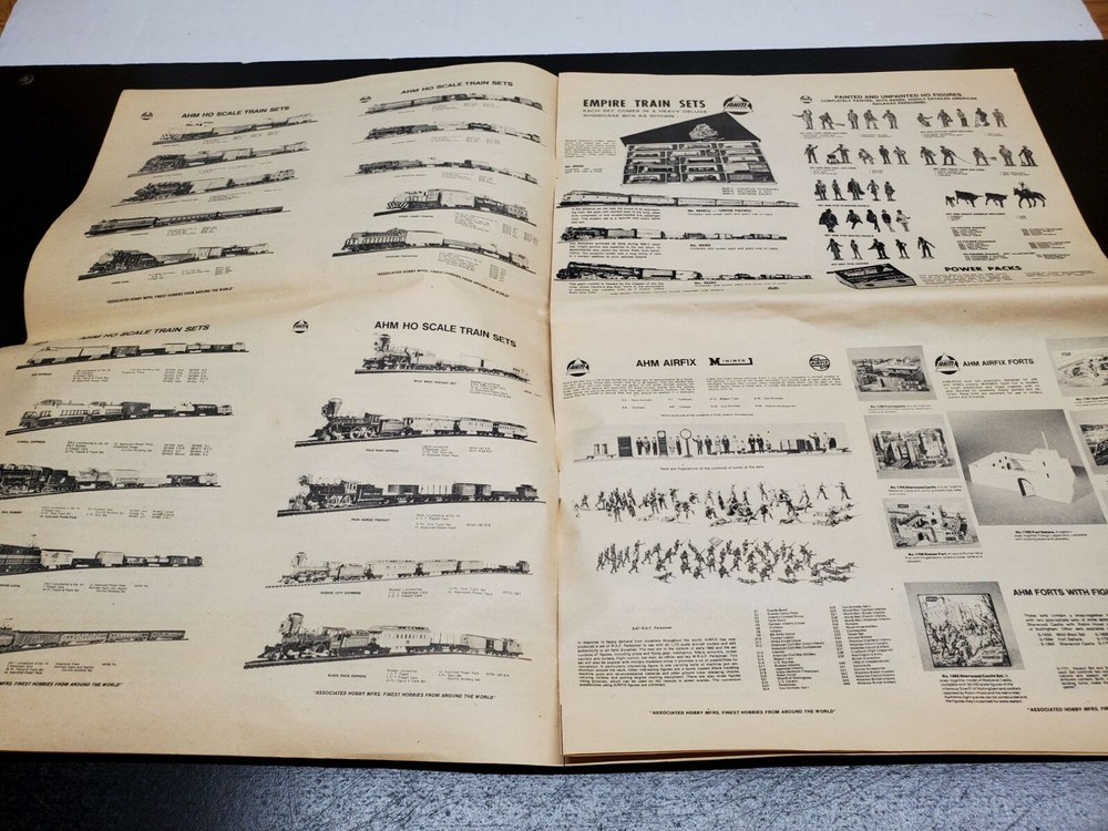 AHM Train Set Instructions & Catalog - 1973 - Vintage