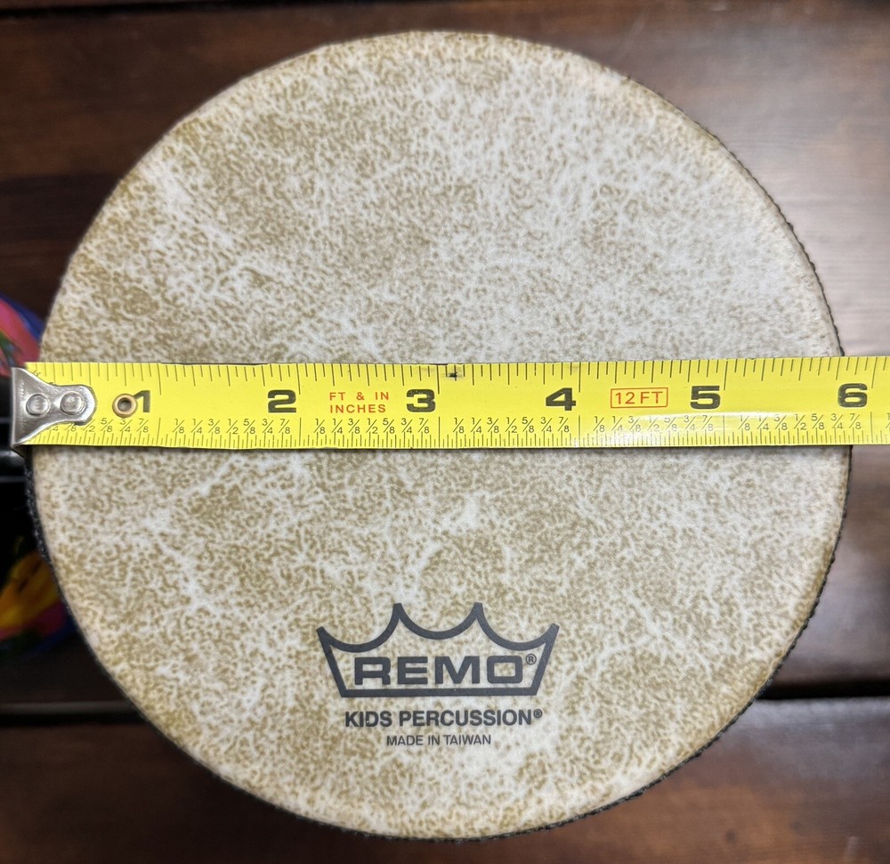 Remo Bongo Drum Set Kids Learning Percussion Music Jungle