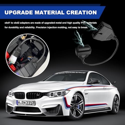 OBD1 Scanner, OBD Adapter, OBD 1 Scanner Cable Code Reader Diagnostic Tool,