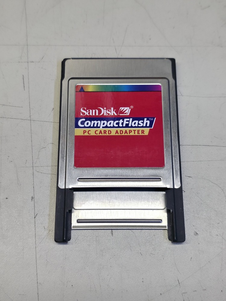 Sandisk CompactFlash PC Card Adapter TESTED