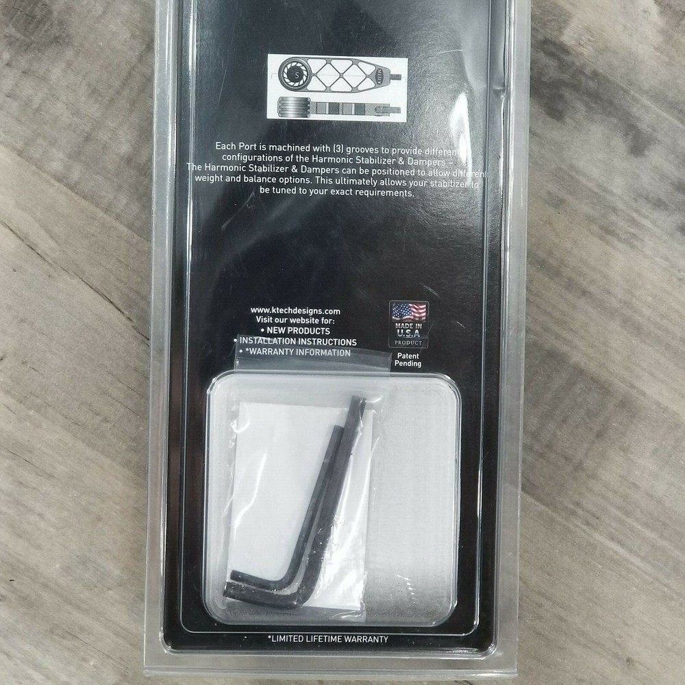 Ktech Tech 5 Stabilizer Gridlock Harmonic Damper Muddy Girl for Compound Bow