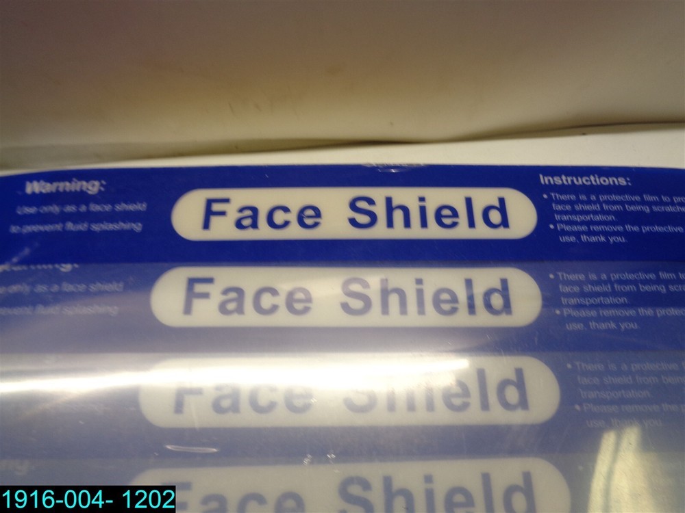 QTY=23: Clear Protective Face Shields