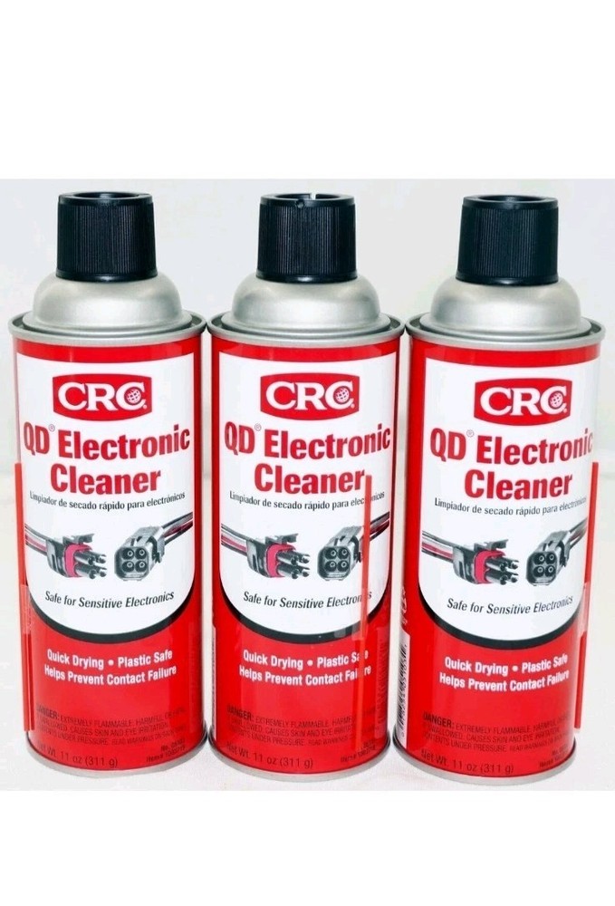 CRC 05103 Quick Drying Electronic Cleaner -11 Wt Oz - 3-Pack