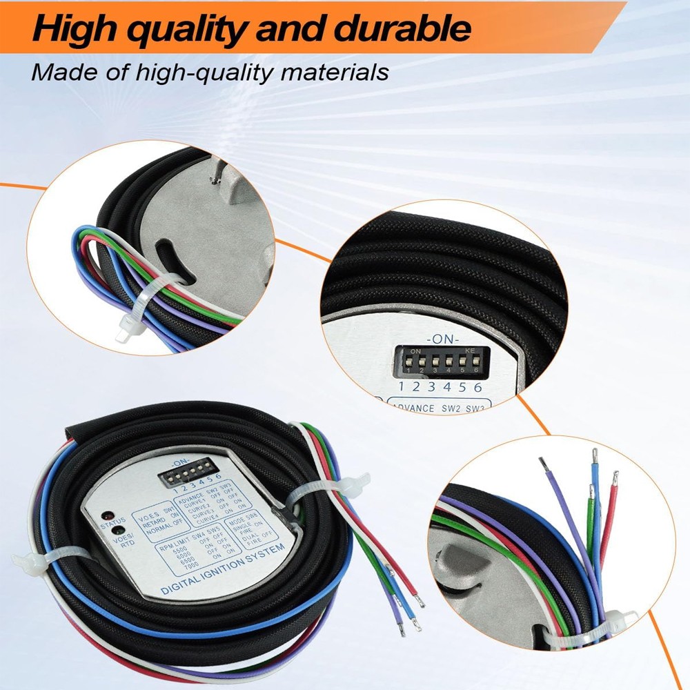 For Harley Dyna Programmable Single Fire 53-644 Electronic Ignition Module