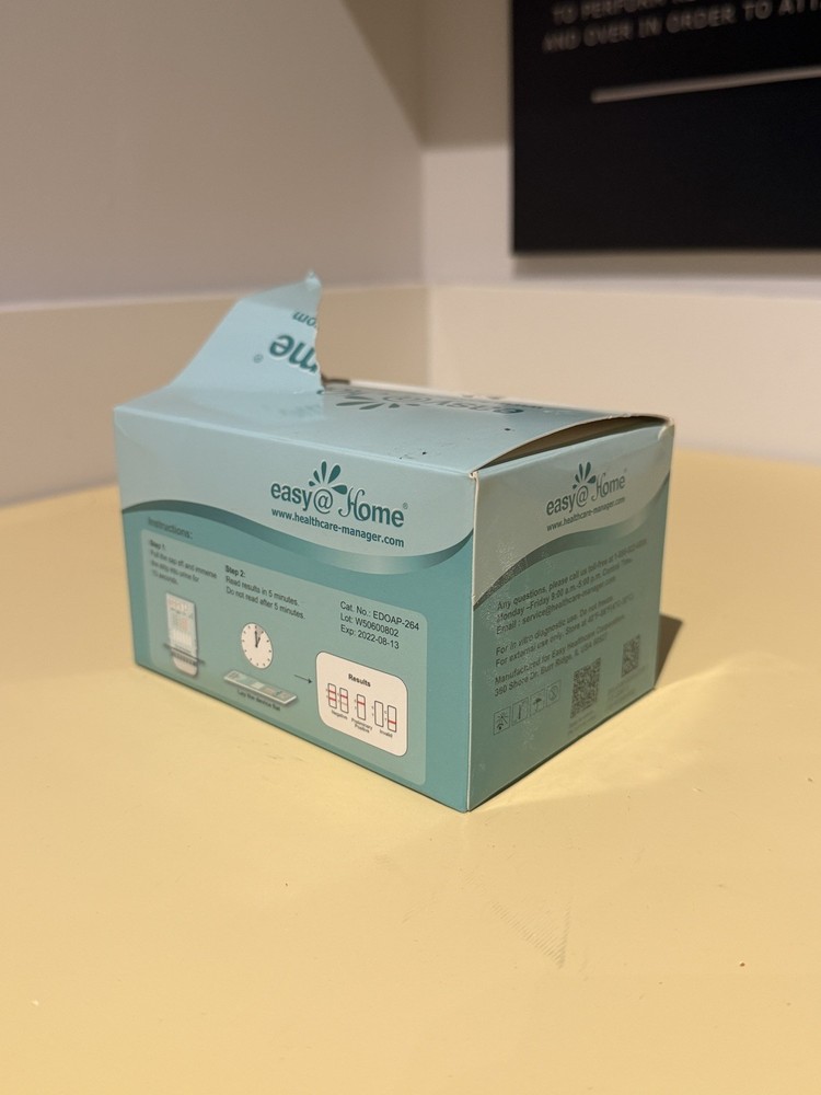 (8) Easy at home Multi Drug Screening tests (6) Rapid Response Strips