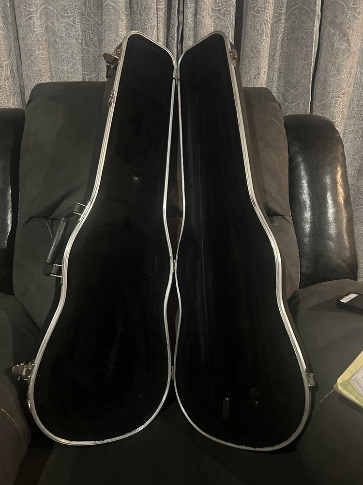 MTS Products Violin Case Shaped Hard Shell Fitted Felt Lined