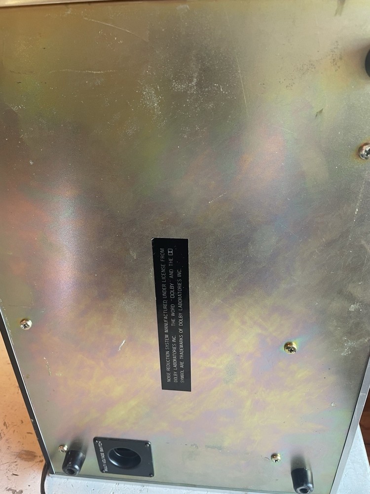 Harmon Kardon Tape Deck HK2000 With Manual