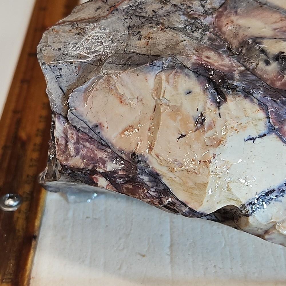 Porcelain or Sci-Fi jasper rough, beautiful multi color and pattern 5LBS 0.0OZ.
