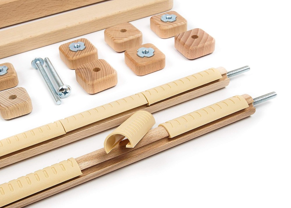 Needlework Table & Lap Stand w/ Adjustable Organic Beech Wood Frame