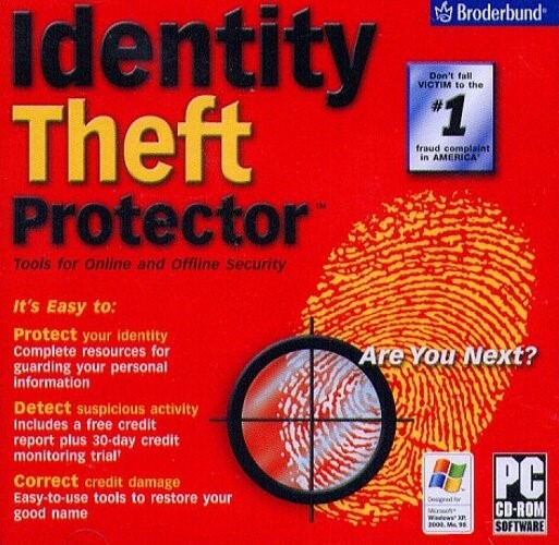 Identity Theft Protector (PC-CD-ROM, 2004) for Windows - NEW CD in SLEEVE