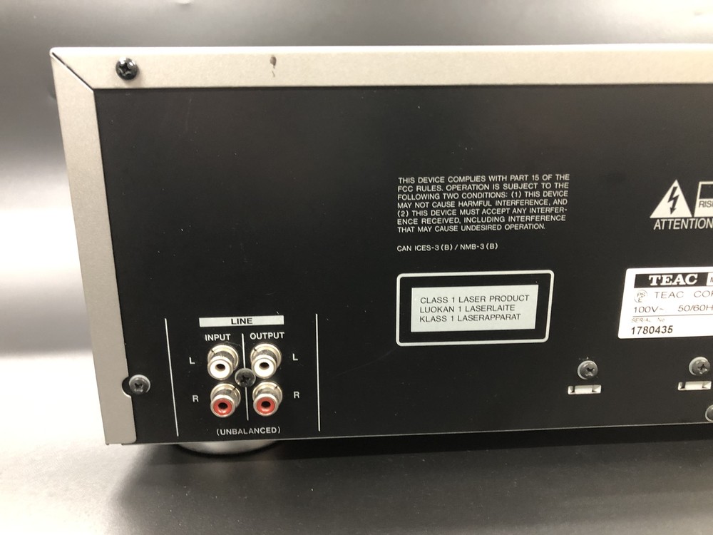 TEAC AD-850 cassette deck CD player USB Memory Recording & Playing 100W