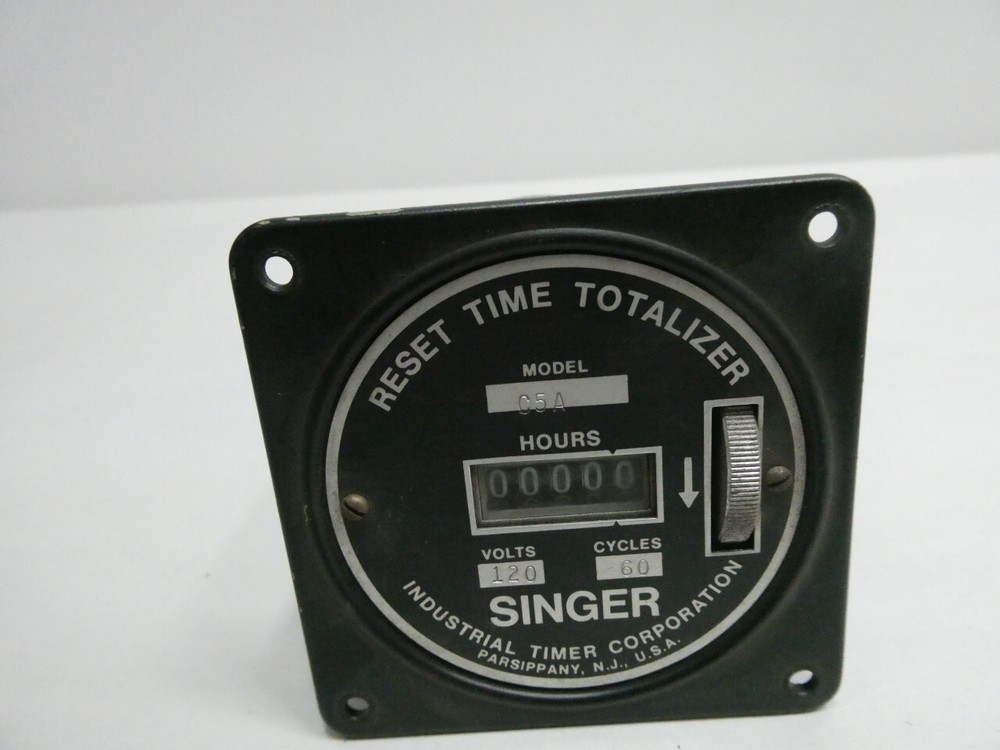 Singer C5A Reset Time Totalizer 120v-ac