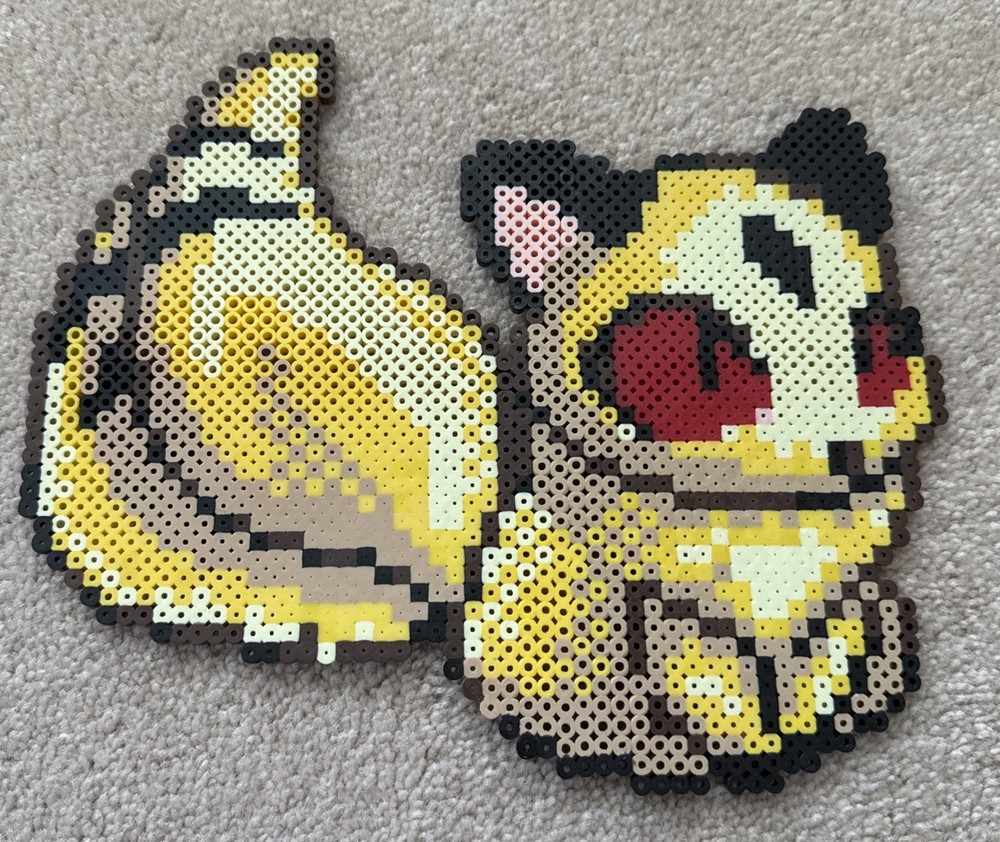 Inuyasha Kirara 7x10” Perler Bead