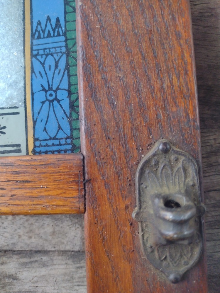 Blessed Be The Hold Name Vintage Mirror
