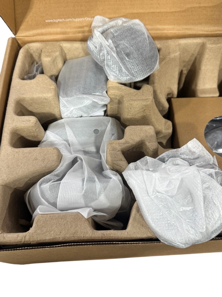 Logitech Group + Expansion Microphones Video Conferencing System Bundle