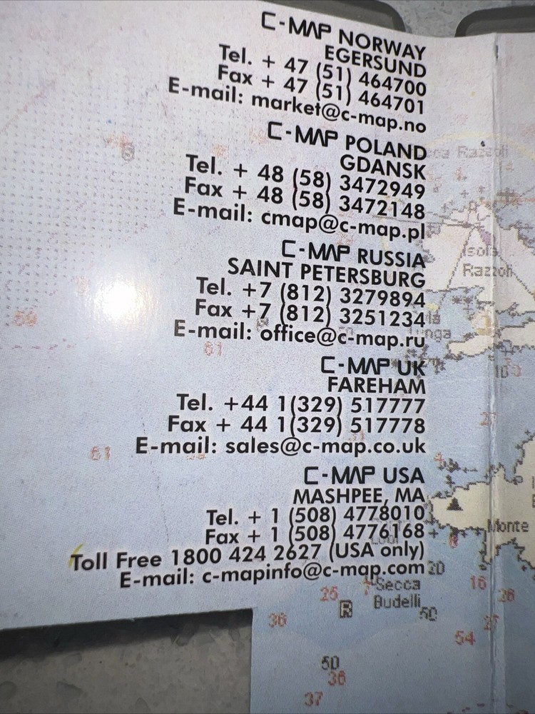 C-Map NT+ With Case see Descript