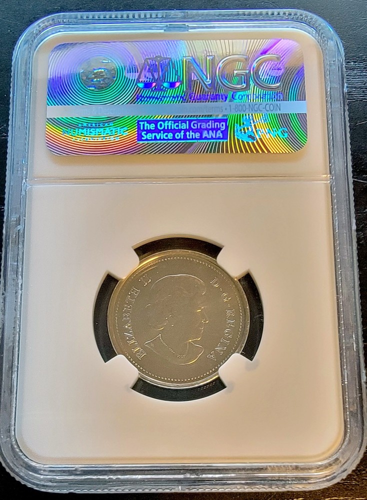 2015 CANADA 25 Cent 50th Anniversary First Release - MS67 NGC