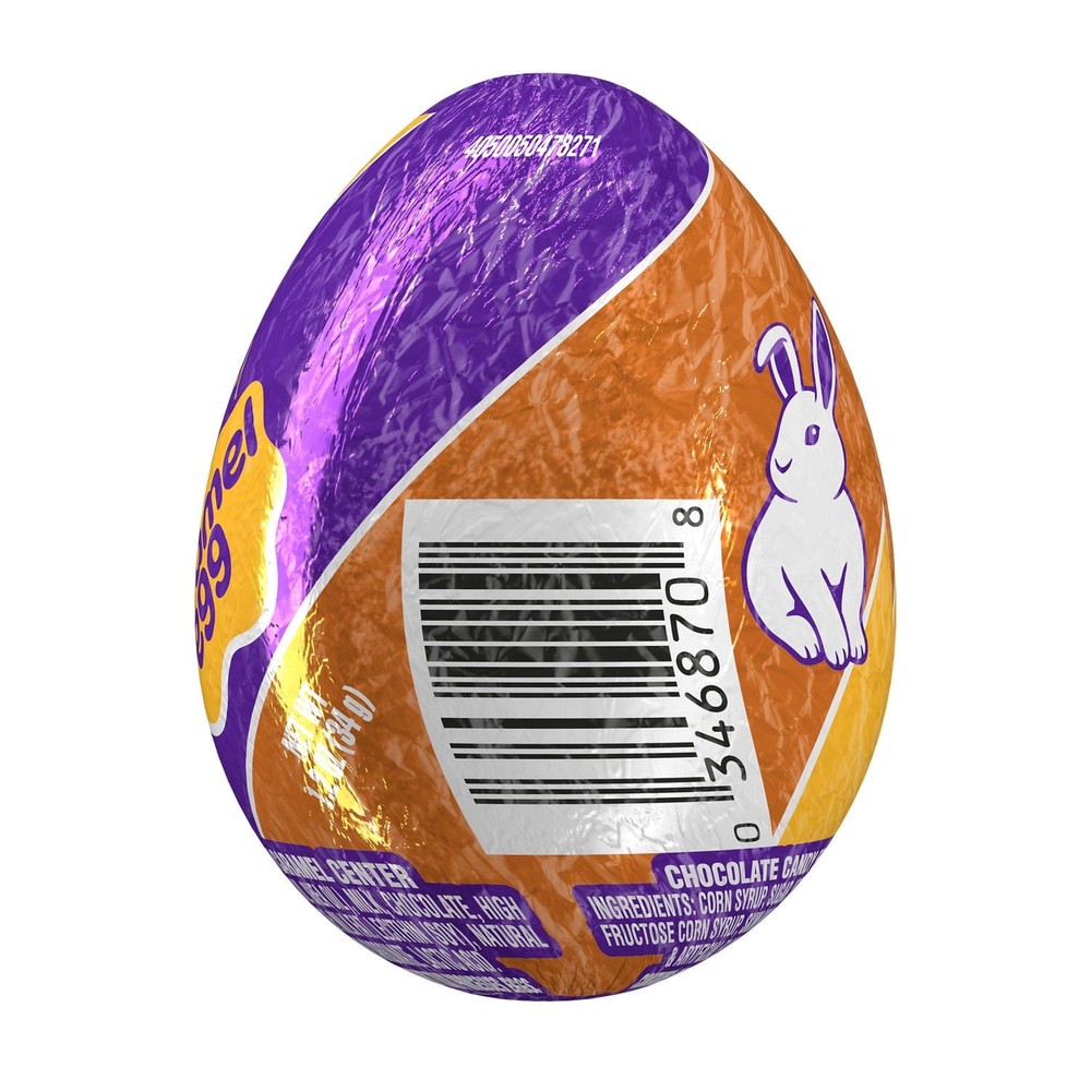 Cadbury Caramel Egg Chocolate with Caramel Easter Candy, Egg 1.2 oz