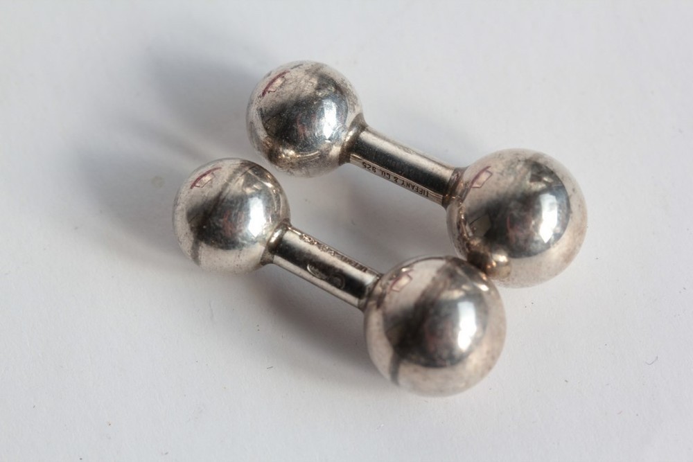 TIFFANY & Co Silver Cufflinks (69380)
