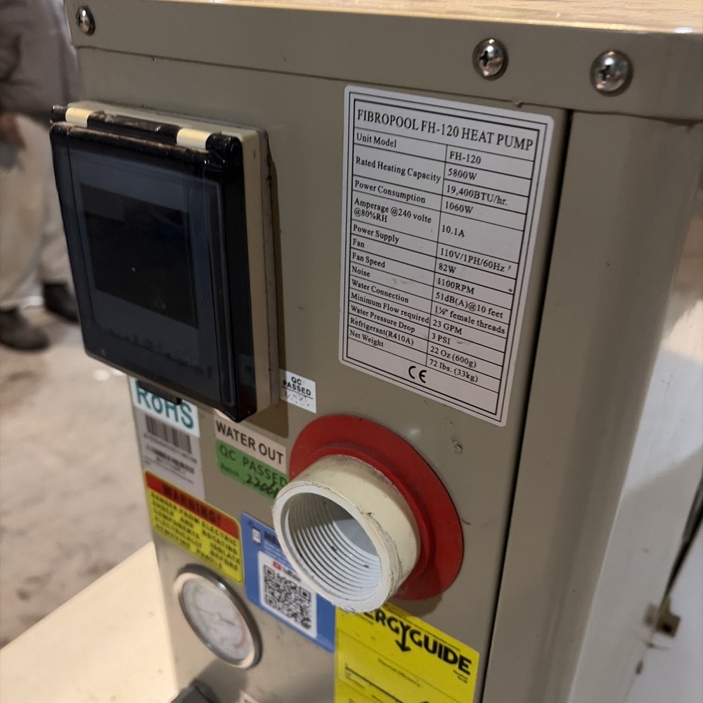 Pool Heater Fibro 120