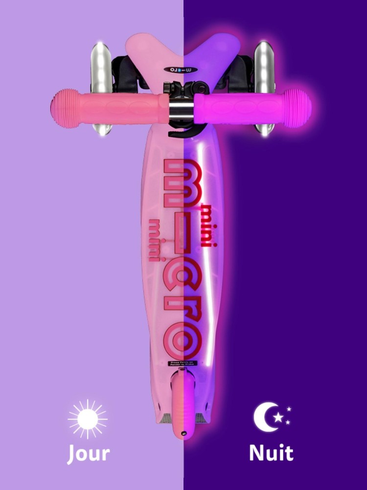 Micro Kickboard | Mini Deluxe Glow Plus LED Scooter | Adjustable Handlebar | ...