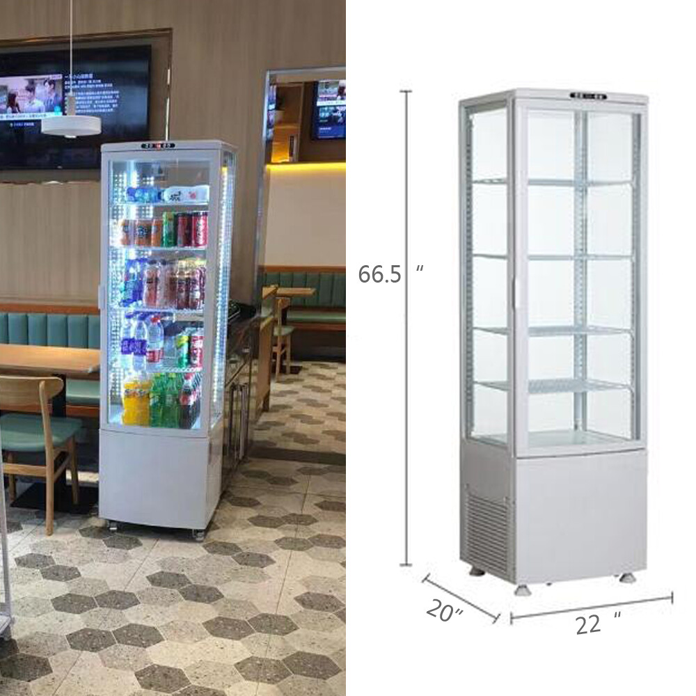 5 Layers Floor Type Refrigerated Display Case Cabinet Defogging 235L 110V