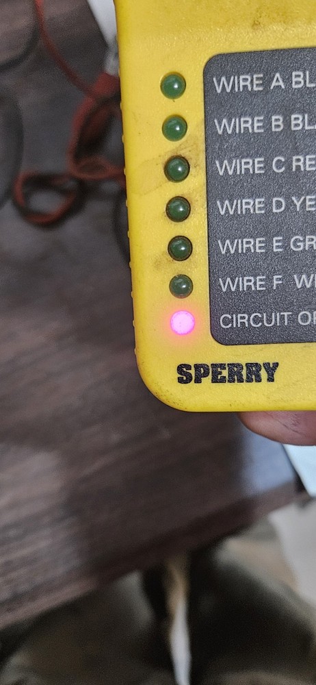 Sperry Wire Sorter WS-6A Identifier Tested Works Yellow