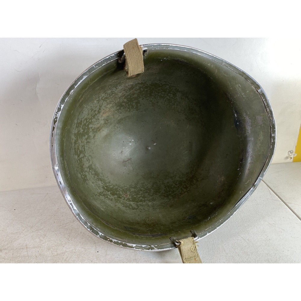 WW2 M1 Helmet Front Seam Fixed Bale No Liner 48S8